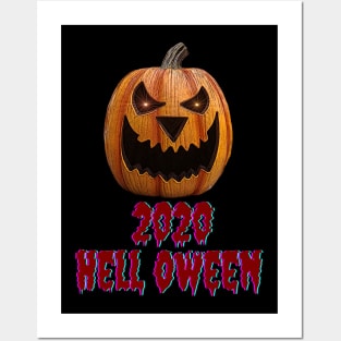 Pumpkin HellOween Posters and Art